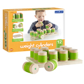Guidecraft Weight Cylinders Matching Game G5085